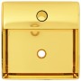 Waschbecken mit Hahnloch 38x30x11,5 cm Keramik Gold von , Sinkt - Ref: Foro24-143488, Preis: 77,29 €, Rabatt: %