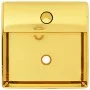 Waschbecken mit Hahnloch 38x30x11,5 cm Keramik Gold von , Sinkt - Ref: Foro24-143488, Preis: 77,29 €, Rabatt: %