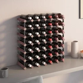 Wine rack for 42 bottles solid brown pine wood by , Wine racks - Ref: Foro24-340893, Price: 78,29 €, Discount: %