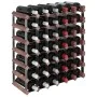 Botellero para 42 botellas madera maciza pino marrón de , Botelleros - Ref: Foro24-340893, Precio: 78,26 €, Descuento: %