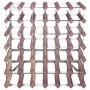 Wine rack for 42 bottles solid brown pine wood by , Wine racks - Ref: Foro24-340893, Price: 79,75 €, Discount: %
