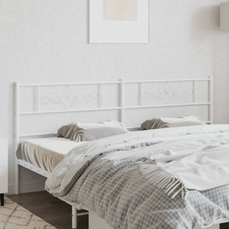 Kopfteil aus weißem Metall, 200 cm von , Kopf- und Fußteile - Ref: Foro24-355354, Preis: 39,08 €, Rabatt: %