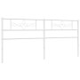 Kopfteil aus weißem Metall, 200 cm von , Kopf- und Fußteile - Ref: Foro24-355354, Preis: 39,08 €, Rabatt: %