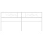 Kopfteil aus weißem Metall, 200 cm von , Kopf- und Fußteile - Ref: Foro24-355354, Preis: 39,08 €, Rabatt: %