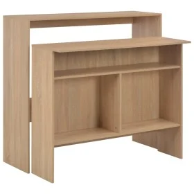 Hoher Bartisch mit 2 Eichenplatten 130x40x120 cm von , Küchen- und Esstische - Ref: Foro24-280219, Preis: 180,80 €, Rabatt: %