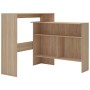 Hoher Bartisch mit 2 Eichenplatten 130x40x120 cm von , Küchen- und Esstische - Ref: Foro24-280219, Preis: 167,29 €, Rabatt: %