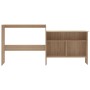 Hoher Bartisch mit 2 Eichenplatten 130x40x120 cm von , Küchen- und Esstische - Ref: Foro24-280219, Preis: 167,29 €, Rabatt: %