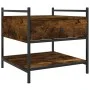 Mesa de centro madera de ingeniería roble ahumado 50x50x50 cm de , Mesas de centro - Ref: Foro24-833967, Precio: 45,86 €, Des...