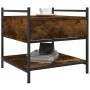 Mesa de centro madera de ingeniería roble ahumado 50x50x50 cm de , Mesas de centro - Ref: Foro24-833967, Precio: 45,86 €, Des...