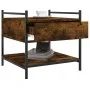Mesa de centro madera de ingeniería roble ahumado 50x50x50 cm de , Mesas de centro - Ref: Foro24-833967, Precio: 45,86 €, Des...