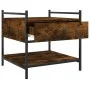 Mesa de centro madera de ingeniería roble ahumado 50x50x50 cm de , Mesas de centro - Ref: Foro24-833967, Precio: 45,86 €, Des...