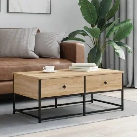 Sonoma oak engineered wood coffee table 100x51x40 cm by , Coffee table - Ref: Foro24-833971, Price: 65,10 €, Discount: %