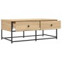 Mesa de centro madera de ingeniería roble Sonoma 100x51x40 cm de , Mesas de centro - Ref: Foro24-833971, Precio: 65,80 €