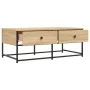 Sonoma oak engineered wood coffee table 100x51x40 cm by , Coffee table - Ref: Foro24-833971, Price: 65,10 €, Discount: %