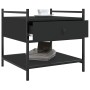 Schwarzer Couchtisch aus Holzwerkstoff, 50 x 50 x 50 cm von , Couchtisch - Ref: Foro24-833965, Preis: 47,72 €, Rabatt: %