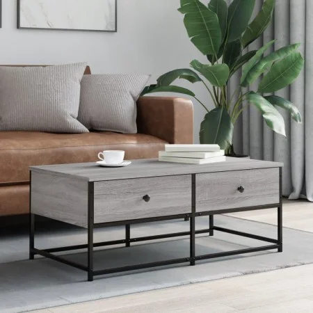 Sonoma gray engineered wood coffee table 100x51x40 cm by , Coffee table - Ref: Foro24-833973, Price: 65,95 €, Discount: %