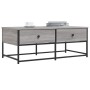 Sonoma-Couchtisch aus grauem Holzwerkstoff, 100 x 51 x 40 cm von , Couchtisch - Ref: Foro24-833973, Preis: 68,86 €, Rabatt: %