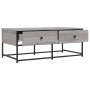 Sonoma-Couchtisch aus grauem Holzwerkstoff, 100 x 51 x 40 cm von , Couchtisch - Ref: Foro24-833973, Preis: 68,86 €, Rabatt: %
