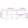 Sonoma-Couchtisch aus grauem Holzwerkstoff, 100 x 51 x 40 cm von , Couchtisch - Ref: Foro24-833973, Preis: 68,86 €, Rabatt: %