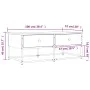 Sonoma gray engineered wood coffee table 100x51x40 cm by , Coffee table - Ref: Foro24-833973, Price: 65,95 €, Discount: %