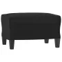 3-piece black synthetic leather sofa set with cushions by , Sofas - Ref: Foro24-3201363, Price: 455,54 €, Discount: %