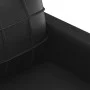 3-piece black synthetic leather sofa set with cushions by , Sofas - Ref: Foro24-3201363, Price: 455,54 €, Discount: %