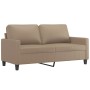 Cappuccino synthetic leather 2-piece sofa set with cushions by , Sofas - Ref: Foro24-3201412, Price: 393,47 €, Discount: %