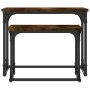 Stapelbarer Couchtisch, 2-teilig, Holzwerkstoff, geräucherte Eiche von , Couchtisch - Ref: Foro24-833370, Preis: 41,93 €, Rab...