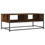 Smoked oak engineered wood coffee table 100x51x40 cm by , Coffee table - Ref: Foro24-835351, Price: 56,28 €, Discount: %
