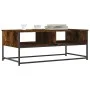 Smoked oak engineered wood coffee table 100x51x40 cm by , Coffee table - Ref: Foro24-835351, Price: 55,51 €, Discount: %