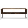Smoked oak engineered wood coffee table 100x51x40 cm by , Coffee table - Ref: Foro24-835351, Price: 56,28 €, Discount: %