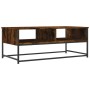 Smoked oak engineered wood coffee table 100x51x40 cm by , Coffee table - Ref: Foro24-835351, Price: 56,28 €, Discount: %