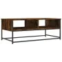 Smoked oak engineered wood coffee table 100x51x40 cm by , Coffee table - Ref: Foro24-835351, Price: 55,51 €, Discount: %