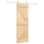 Sliding door with solid pine wood hardware 70x210 cm by , Doors - Ref: Foro24-3203082, Price: 179,78 €, Discount: %