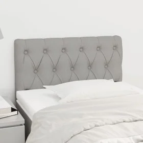 Light gray fabric headboard 80x7x78/88 cm by , Headboards and footboards - Ref: Foro24-346298, Price: 42,00 €, Discount: %