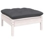8 Stk. Gartenmöbel mit Kissen aus weißem Kiefernholz von , Gartensets - Ref: Foro24-3096551, Preis: 587,02 €, Rabatt: %