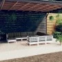 11 Stk. Gartenmöbel und Kissen aus weißem Kiefernholz von , Gartensets - Ref: Foro24-3097044, Preis: 933,37 €, Rabatt: %