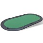 Tablero de póker plegable para 10 jugadores verde de vidaXL, Mesas de juego y de póquer - Ref: Foro24-80135, Precio: 180,10 €...