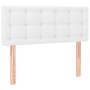 Kopfteil mit LED, weißem Kunstleder, 80 x 5 x 78/88 cm von , Kopf- und Fußteile - Ref: Foro24-3121685, Preis: 42,17 €, Rabatt: %