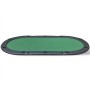 Tablero de póker plegable para 10 jugadores verde de vidaXL, Mesas de juego y de póquer - Ref: Foro24-80135, Precio: 180,10 €...