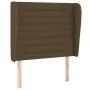 Box spring bed with dark brown fabric mattress 100x200 cm by , Beds and slatted bases - Ref: Foro24-3128024, Price: 370,93 €,...