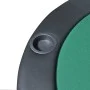 Tablero de póker plegable para 10 jugadores verde de vidaXL, Mesas de juego y de póquer - Ref: Foro24-80135, Precio: 142,40 €...