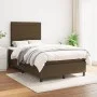 Box spring bed with dark brown fabric mattress 120x200 cm by , Beds and slatted bases - Ref: Foro24-3141844, Price: 409,48 €,...