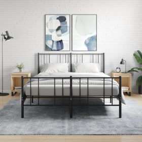 Nachttische 2 Stk. Holzwerkstoff Sonoma Eiche 40x35x50 cm von , Nachttische - Ref: Foro24-830739, Preis: 47,35 €, Rabatt: %