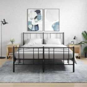 Nachttische 2 Stk. Holzwerkstoff Sonoma Eiche 40x35x50 cm von , Nachttische - Ref: Foro24-830739, Preis: 46,91 €, Rabatt: %