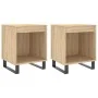 Mesitas noche 2 uds madera ingeniería roble Sonoma 40x35x50 cm de , Mesitas de noche - Ref: Foro24-830739, Precio: 46,91 €, D...