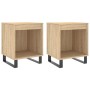 Nachttische 2 Stk. Holzwerkstoff Sonoma Eiche 40x35x50 cm von , Nachttische - Ref: Foro24-830739, Preis: 47,35 €, Rabatt: %