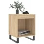 Mesitas noche 2 uds madera ingeniería roble Sonoma 40x35x50 cm de , Mesitas de noche - Ref: Foro24-830739, Precio: 46,91 €, D...