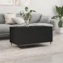 Mesa de centro madera contrachapada negro 90x44,5x45 cm de , Mesas de centro - Ref: Foro24-830965, Precio: 69,12 €, Descuento: %