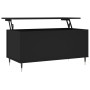 Mesa de centro madera contrachapada negro 90x44,5x45 cm de , Mesas de centro - Ref: Foro24-830965, Precio: 69,88 €, Descuento: %